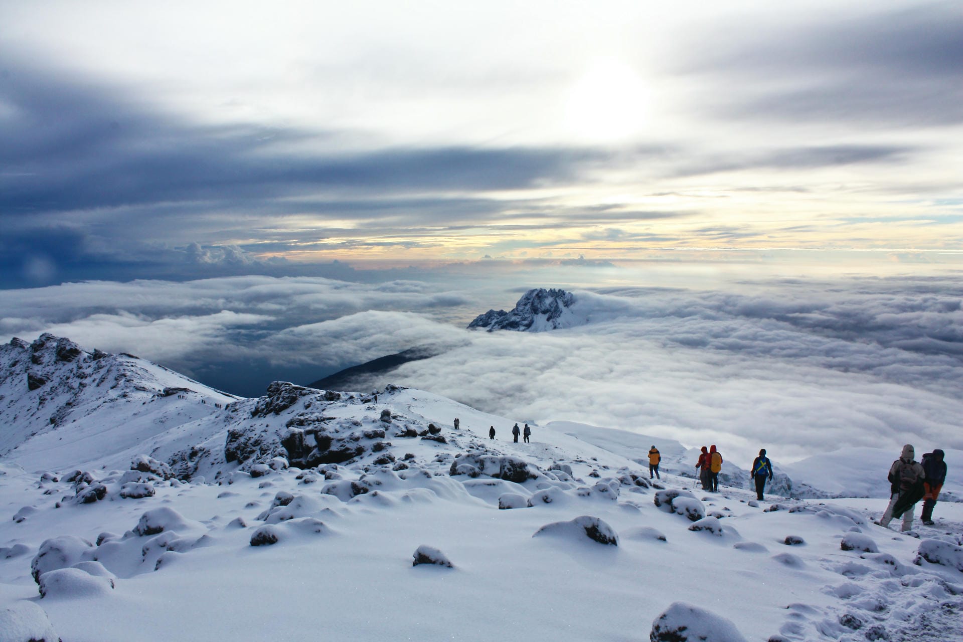 Aussicht auf dem kilimanjaro