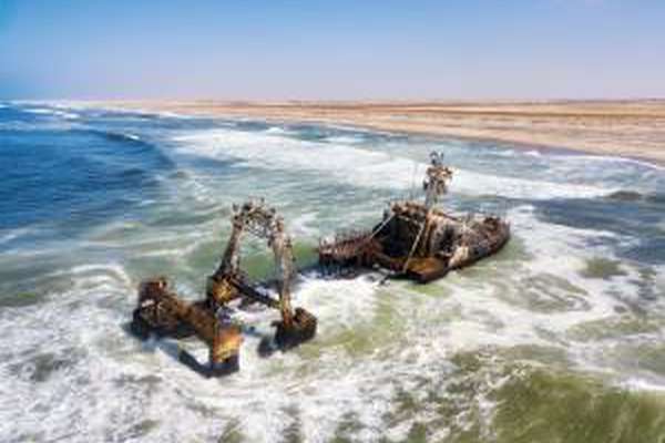 Schiffswrack an der Skeleton Coast