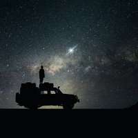 Sternenhimmel in Namibia