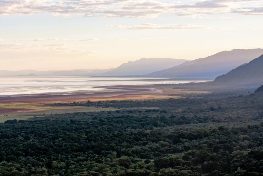 Aussicht auf den Lake Manyara