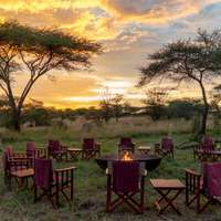 Sundowner im Busch